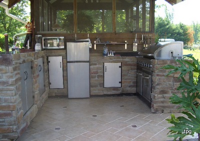 Outdoor Kitchen Counter Tops on Outdoor Kitchen Pictures